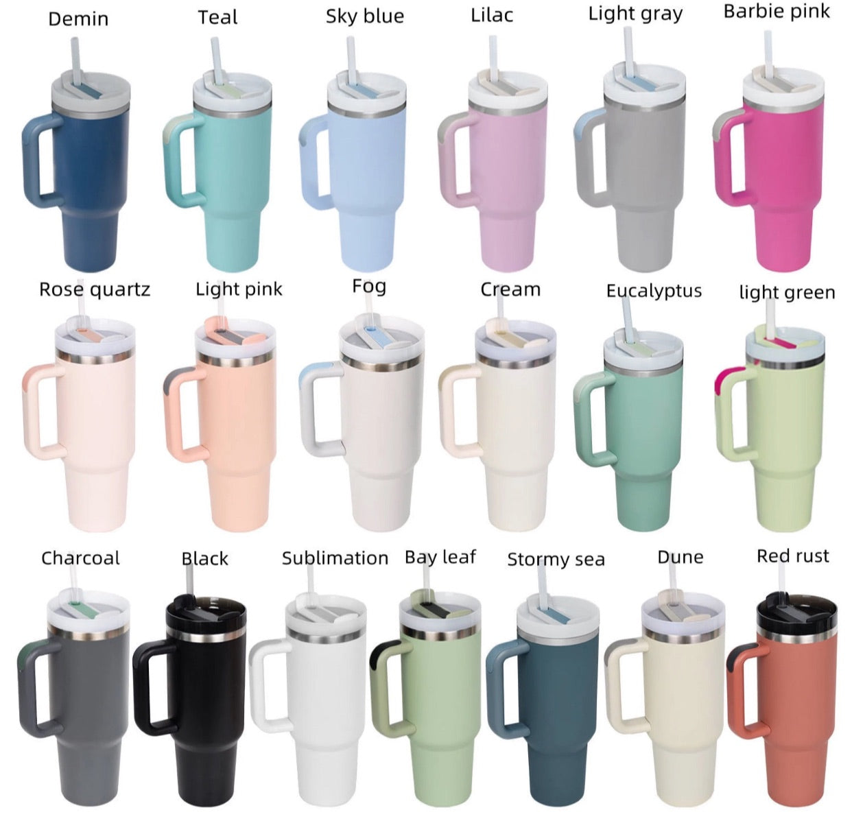40oz Engraved Butterfly Tumbler With Handle, Stanley Dupe, Eras Tour