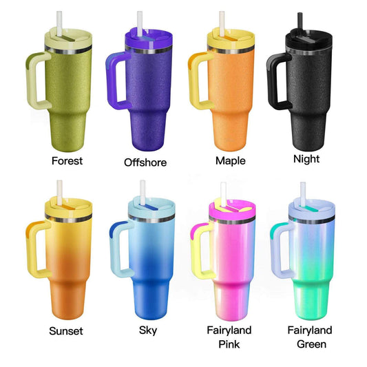 LIMITED EDITION 40oz H2.0 Quencher Flowstate Tumbler with straw