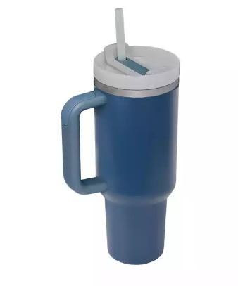 40oz H2.0 Quencher Flowstate Tumbler, Soft Matte, White Lid With Straw