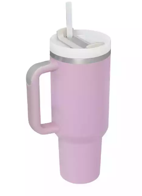 40oz H2.0 Quencher Flowstate Tumbler, Soft Matte, White Lid With Straw