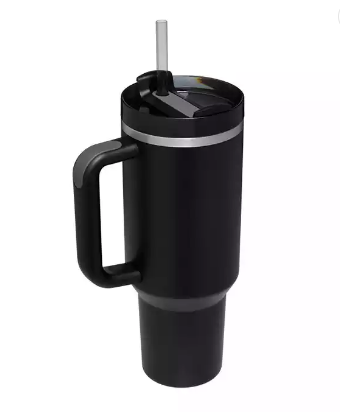 40oz H2.0 Quencher Flowstate Tumbler, Soft Matte, White Lid With Straw
