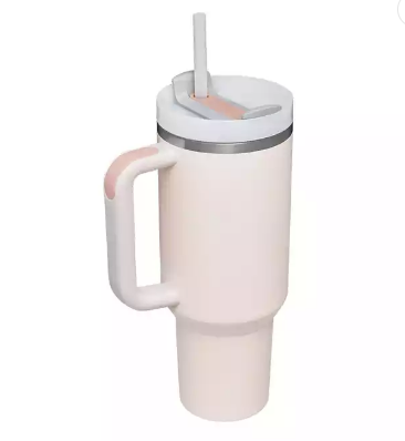 40oz H2.0 Quencher Flowstate Tumbler, Soft Matte, White Lid With Straw
