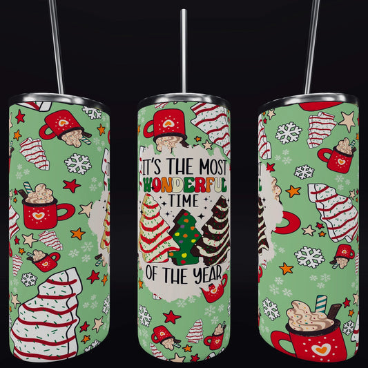 Its The Most Wonderful Time Of The Year Sublimated Tumbler Cup